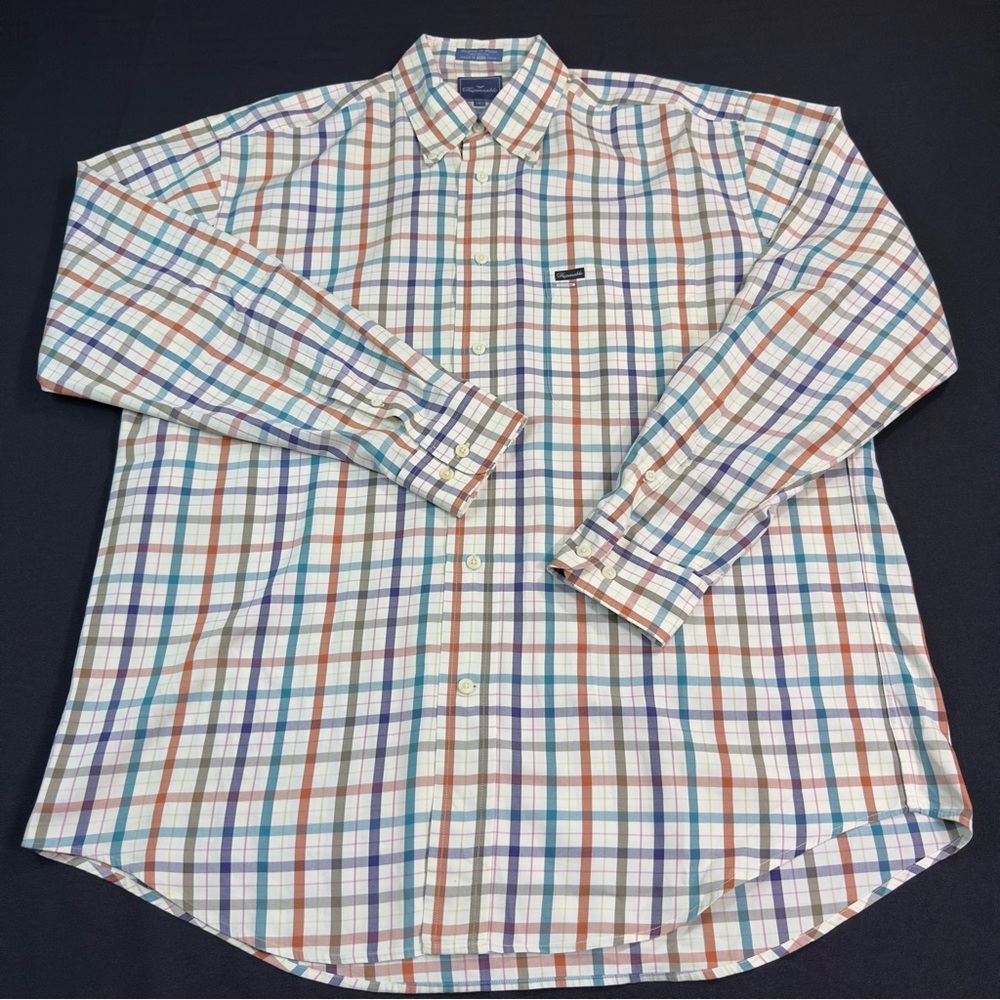 Faconnable plaid shirt long sleeve button down